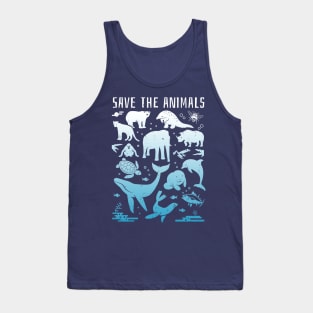 Rare Animals of the World - Save The Animals Tank Top